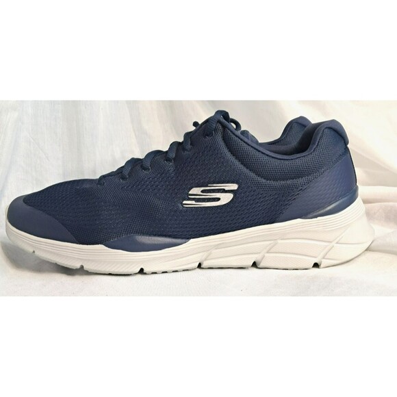 Skechers Equalizer 4 Navy Gray Sneakers 232022 Men's Size 14 Shoes - Picture 3 of 16
